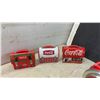 Image 2 : Coca-Cola Collectible Lunch Boxes and Cooler-Style Tins, Including Van and Round Tins
