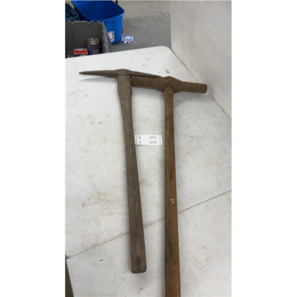 Two Vintage Pickaxes