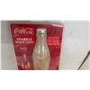 Image 5 : Coca-Cola Brand Collectibles: Wire Bottle Clock, 15” Tall, Night Light, Popcorn Bucket, balls