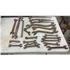 Image 1 : Lot of 30+ Antique and Vintage Wrenches: Spud Wrenches, Open-End Wrenches