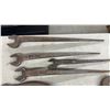 Image 2 : Lot of 30+ Antique and Vintage Wrenches: Spud Wrenches, Open-End Wrenches
