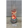 Image 1 : Coca-Cola Contour Bottle Liquid Motion Lamp with Silver Base, 21” Tall, More water needs to be