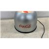 Image 2 : Coca-Cola Contour Bottle Liquid Motion Lamp with Silver Base, 21” Tall, More water needs to be