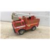 Image 10 : Tonka Aerial Ladder Truck, White Ladder, Atom Symbol Decal