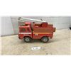 Image 1 : Tonka Aerial Ladder Truck, White Ladder, Atom Symbol Decal