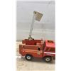 Image 4 : Tonka Aerial Ladder Truck, White Ladder, Atom Symbol Decal