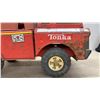 Image 7 : Tonka Aerial Ladder Truck, White Ladder, Atom Symbol Decal