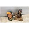 Image 5 : Blue Howl" by Rick Beaver Framed Print 13 × 11, "Black Cloud" Apache Warrior Bust