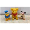Image 2 : Vintage Donald Duck, Winnie the Pooh, Mr. Magoo, Pinocchio, and Snagglepuss Rubber Squeeze Toys/