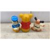 Image 3 : Vintage Donald Duck, Winnie the Pooh, Mr. Magoo, Pinocchio, and Snagglepuss Rubber Squeeze Toys/