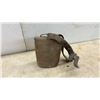 Image 6 : Lot of 7 Antique Cowbells: 2 Large Rectangular, 5 Smaller Trapezoidal