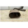 Image 7 : Lot of 7 Antique Cowbells: 2 Large Rectangular, 5 Smaller Trapezoidal