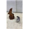 Image 7 : Assorted Carved Wood and Resin Elephant Figurines