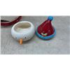 Image 5 : Snowman Ceramic Beverage Dispenser with Lid and Base (4 pieces)