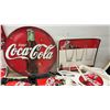 Image 3 : Coca-Cola Advertising Lot: Posters, Signs, Banners, Placemats