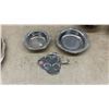 Image 3 : Silverplate Trays, Bowls, and Serving Pieces, Including Candelabra, Creamer, Sugar Bowl