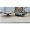 Image 5 : Silverplate Trays, Bowls, and Serving Pieces, Including Candelabra, Creamer, Sugar Bowl