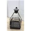 Image 5 : Cold Beer Metal Bottle Carrier with 6 Glass Bottles and Built-In Bottle Opener