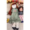 Image 5 : Collection of Dolls, Plush Toys, and Red Fanny Packs; Including Mickey Mouse and E.T. Plush Toys