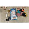 Image 6 : Collection of Dolls, Plush Toys, and Red Fanny Packs; Including Mickey Mouse and E.T. Plush Toys
