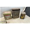 Image 3 : Assorted Vintage Tea and Biscuit Tins: Peek Freans Martini Cracker Biscuits, Lipton's