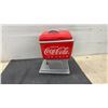 Image 2 : Coca-Cola Ceramic Cookie Jar and Lid, Dispenser Design, “Have a Coke”