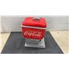 Image 4 : Coca-Cola Ceramic Cookie Jar and Lid, Dispenser Design, “Have a Coke”