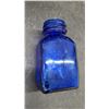 Image 9 : Collection of Cobalt Blue Glass Bottles Including Genuine Phillips' Milk of Magnesia
