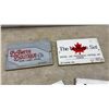 Image 4 : Collection of 8 Vintage Wooden Business Signs: Carisma, B-Tween Boutique, The Uniform Set and More