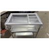 Image 4 : Stainless Steel 3-Tier Rolling Salon Cart, 30 × 16 × 10”