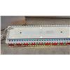 Image 2 : Vintage Coca-Cola Light-Up Sign with Red and Blue Plastic Pegs, and Power Cord, 6 × 18 d 6”