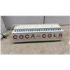 Image 6 : Vintage Coca-Cola Light-Up Sign with Red and Blue Plastic Pegs, and Power Cord, 6 × 18 d 6”
