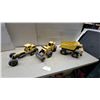 Image 1 : Vintage Tonka Pressed Steel Dump Truck, Front-End Loader, and Grader