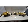 Image 1 : Vintage 1960s-1970s Tonka Mighty Diesel Dump Truck, Front-End Loader, and grader