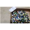 Image 5 : Large Assortment of Vintage Glass Marbles in Various Colors, Patterns, and Sizes