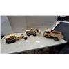 Image 1 : Vintage Tonka Mighty Construction Toys, Grader, Front-End Loader, and Bottom-Dump Truck