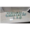 Image 1 : Collection of 33 Vintage Glass Telegraph and Telephone Insulators