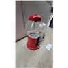 Image 3 : 2 Gumball Machines: Red Cast Metal and Smaller White