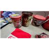 Image 2 : Coca-Cola Collectibles: Terry Toque Tins, Cooler Bag, Napkins, and Tray