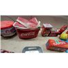 Image 3 : Coca-Cola Collectibles: Terry Toque Tins, Cooler Bag, Napkins, and Tray