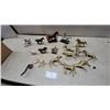 Image 1 : Collection of Horse Figurines, Vintage Brass Star Opener