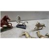 Image 2 : Collection of Horse Figurines, Vintage Brass Star Opener