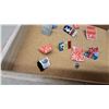 Image 2 : Coca-Cola Olympic Games Collectible Pin Collection Featuring 1988 Calgary and Seoul in Wooden Case