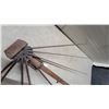 Image 7 : Antique Eureka Wooden Folding Clothes Dryer with Radiating Arms