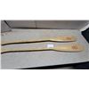 Image 1 : Pair of Vintage Elgin Simpsons-Sears Wooden Canoe Paddles