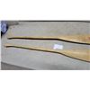 Image 3 : Pair of Vintage Elgin Simpsons-Sears Wooden Canoe Paddles