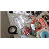Image 10 : Coca-Cola Collectibles Lot: Classic Cans, Straw Dispensers, Ice Bucket, Tins, Magnets