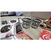 Image 12 : Coca-Cola Collectibles Lot: Classic Cans, Straw Dispensers, Ice Bucket, Tins, Magnets