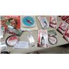Image 7 : Coca-Cola Collectibles Lot: Classic Cans, Straw Dispensers, Ice Bucket, Tins, Magnets