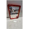 Image 1 : Seagram's 7 Crown Whiskey "Gets Things Stirring" Advertising Bar Mirror 15"×20"